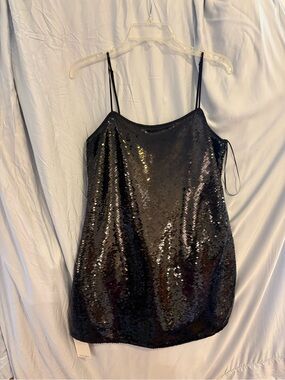 Abercrombie & Fitch Black Sequin Dress NWT
